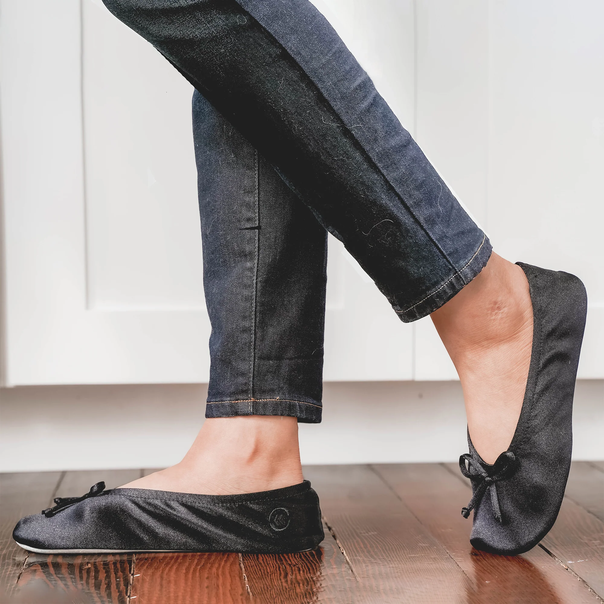 Women’s Classic Satin Ballerina Slipper - Image 12