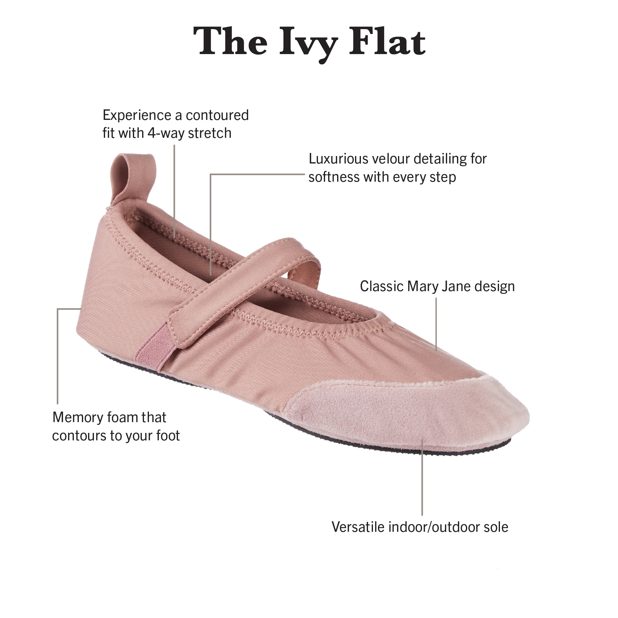 Women's Spandex Mary Jane Slipper - Image 3
