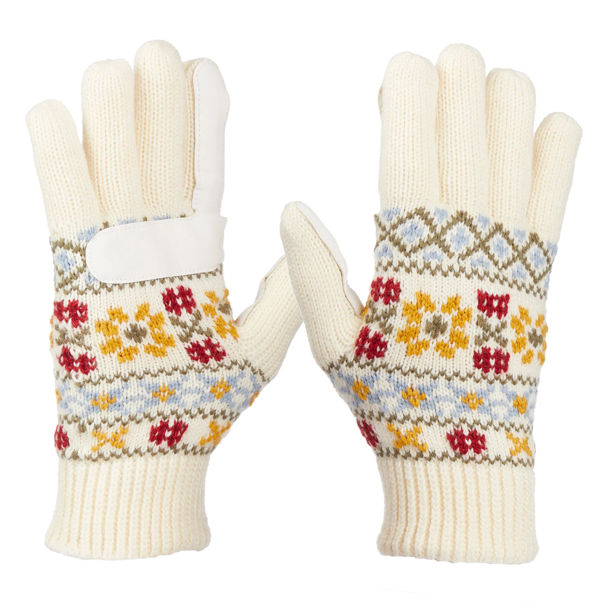 Women's Nordic Fairisle Knit Gloves - Image 5