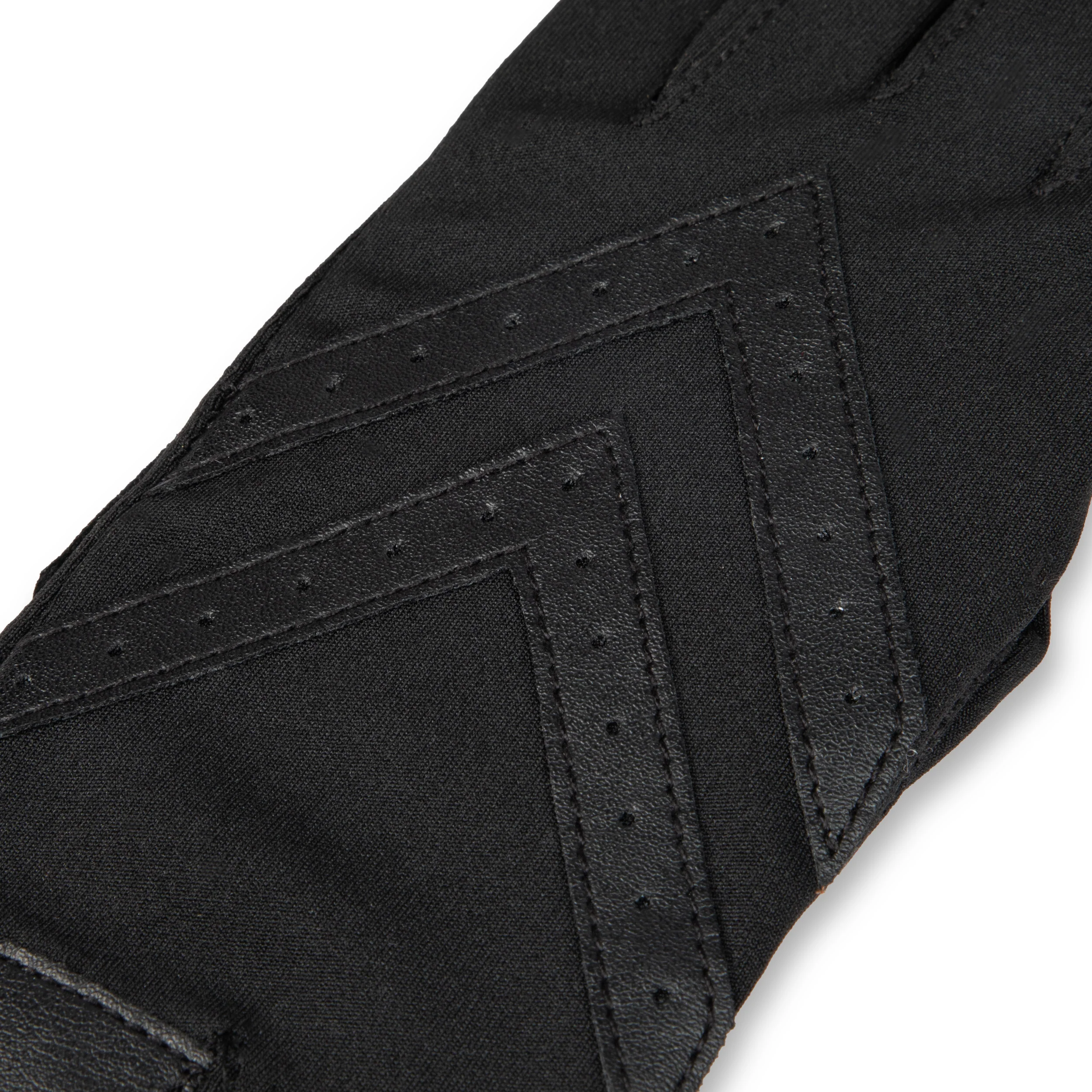 Women's Spandex Shortie Glove with Chevron Detail - Image 4