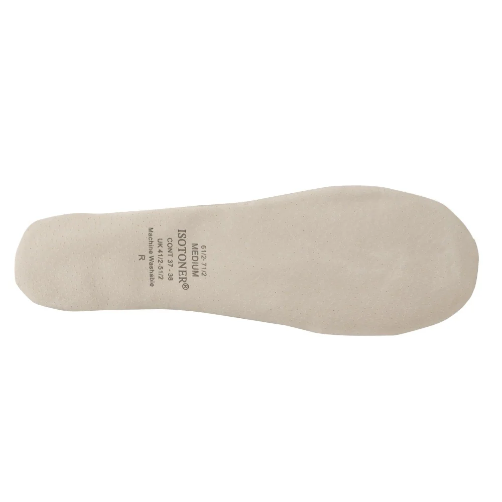 Women’s Embroidered Pearl Satin Ballerina Slippers - Image 3