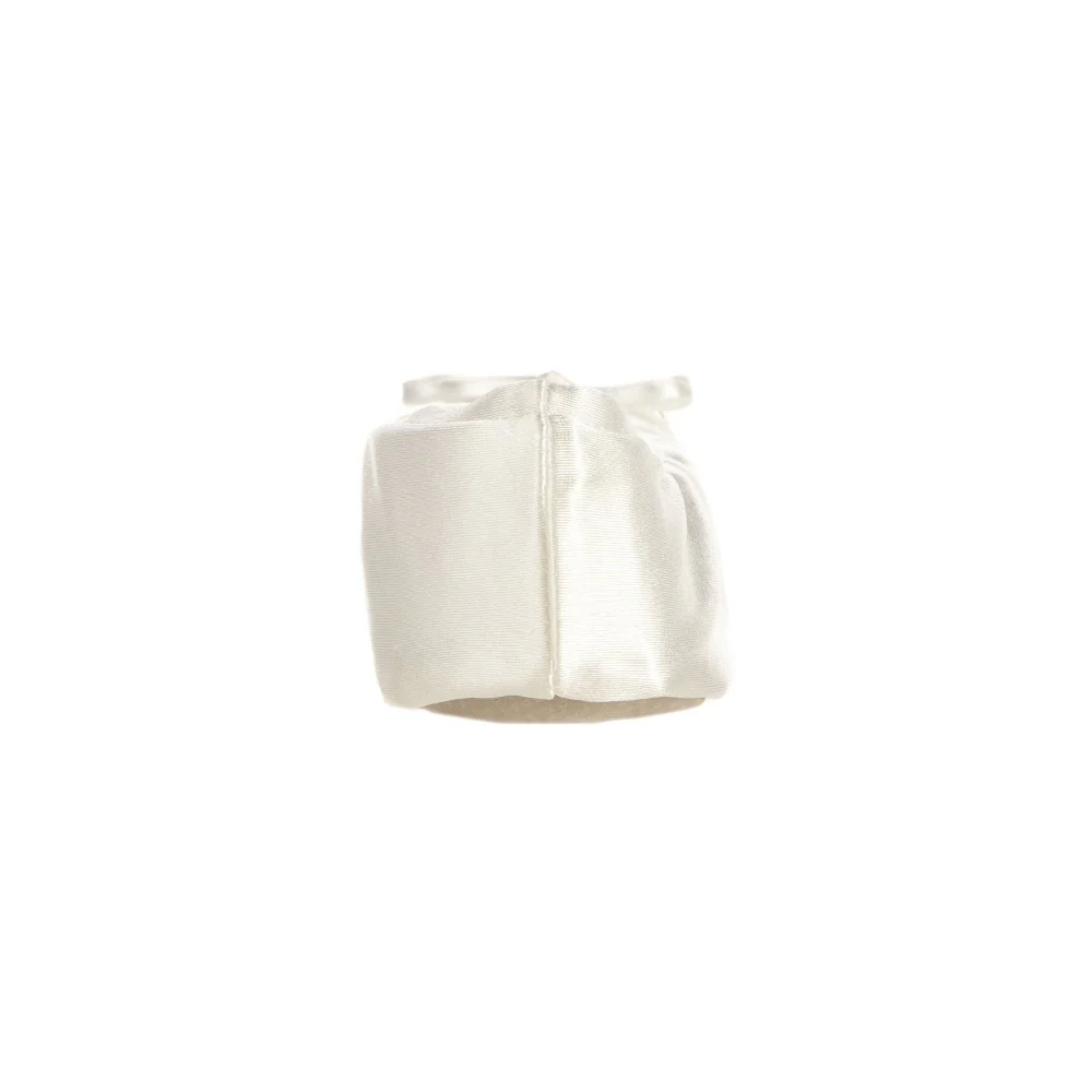Women’s Embroidered Pearl Satin Ballerina Slippers - Image 8