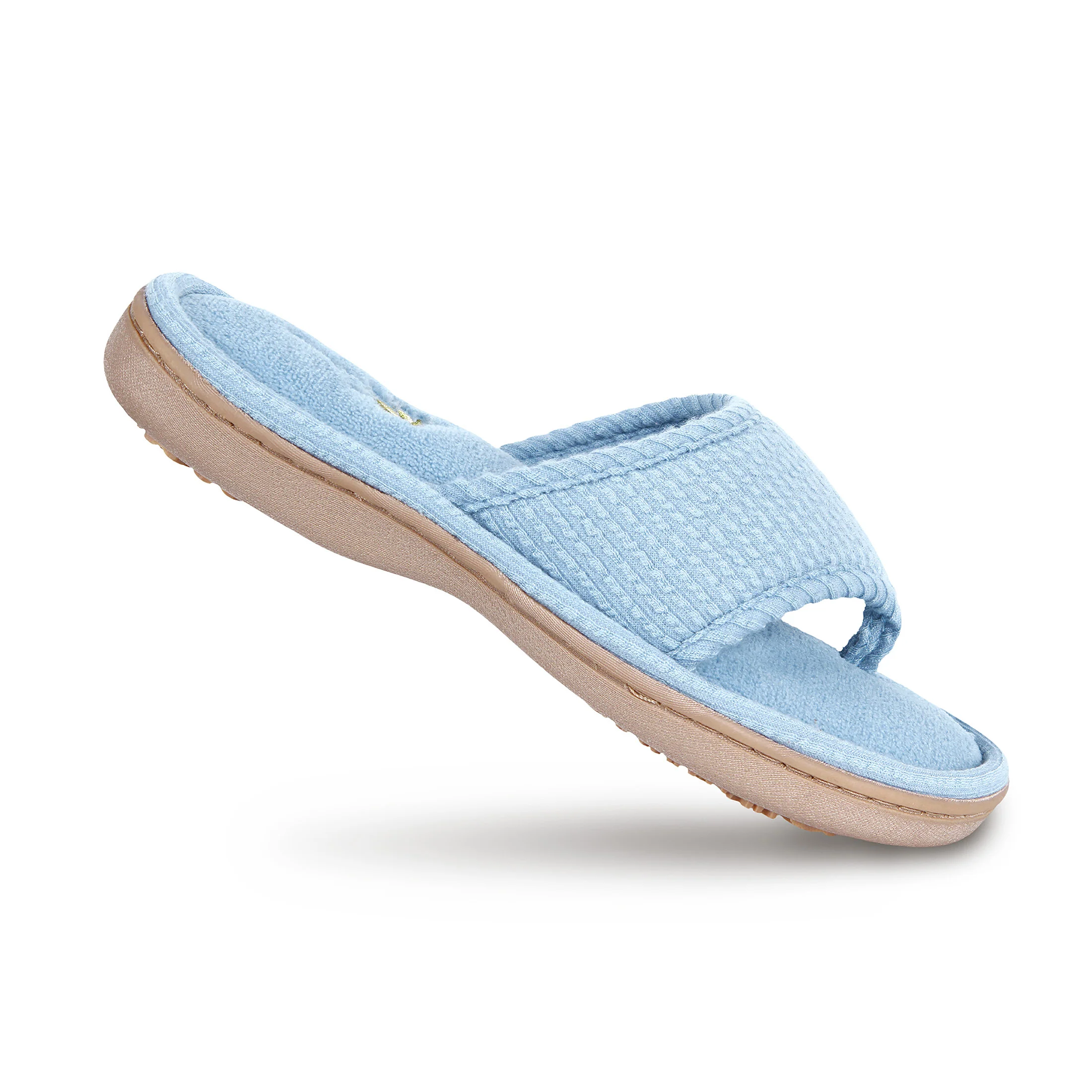Women's Embroidered Seersucker Flip Flop Slipper - Image 11