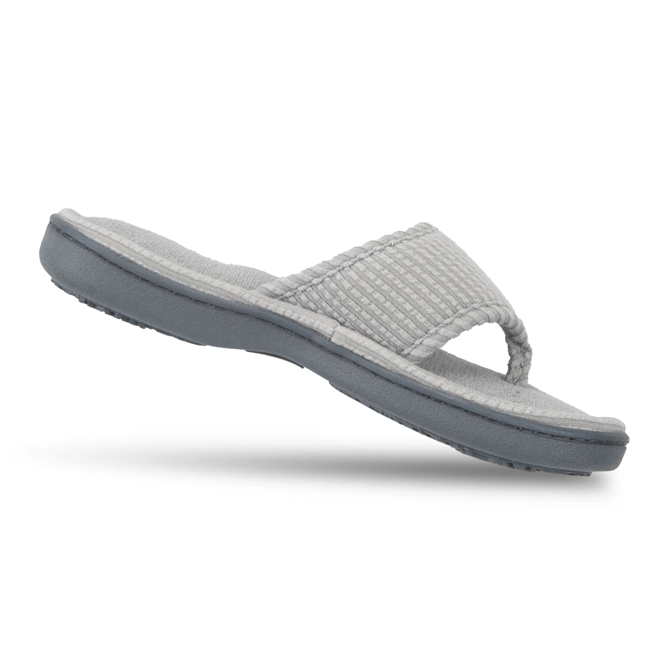 Women's Embroidered Seersucker Flip Flop Slipper - Image 17