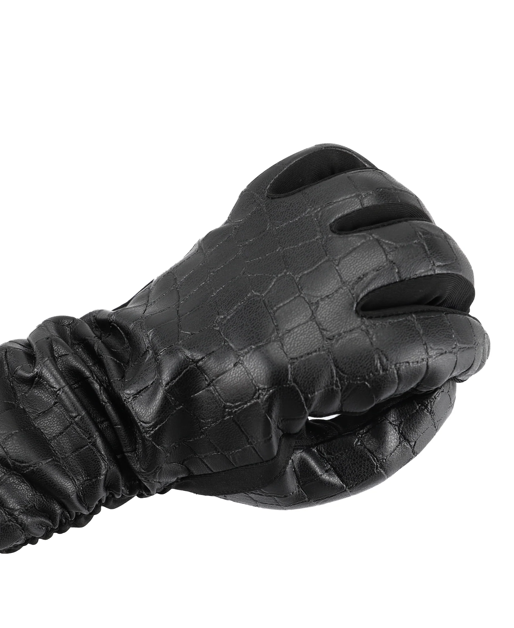 Women's Faux Croc Leather Glove - Image 10