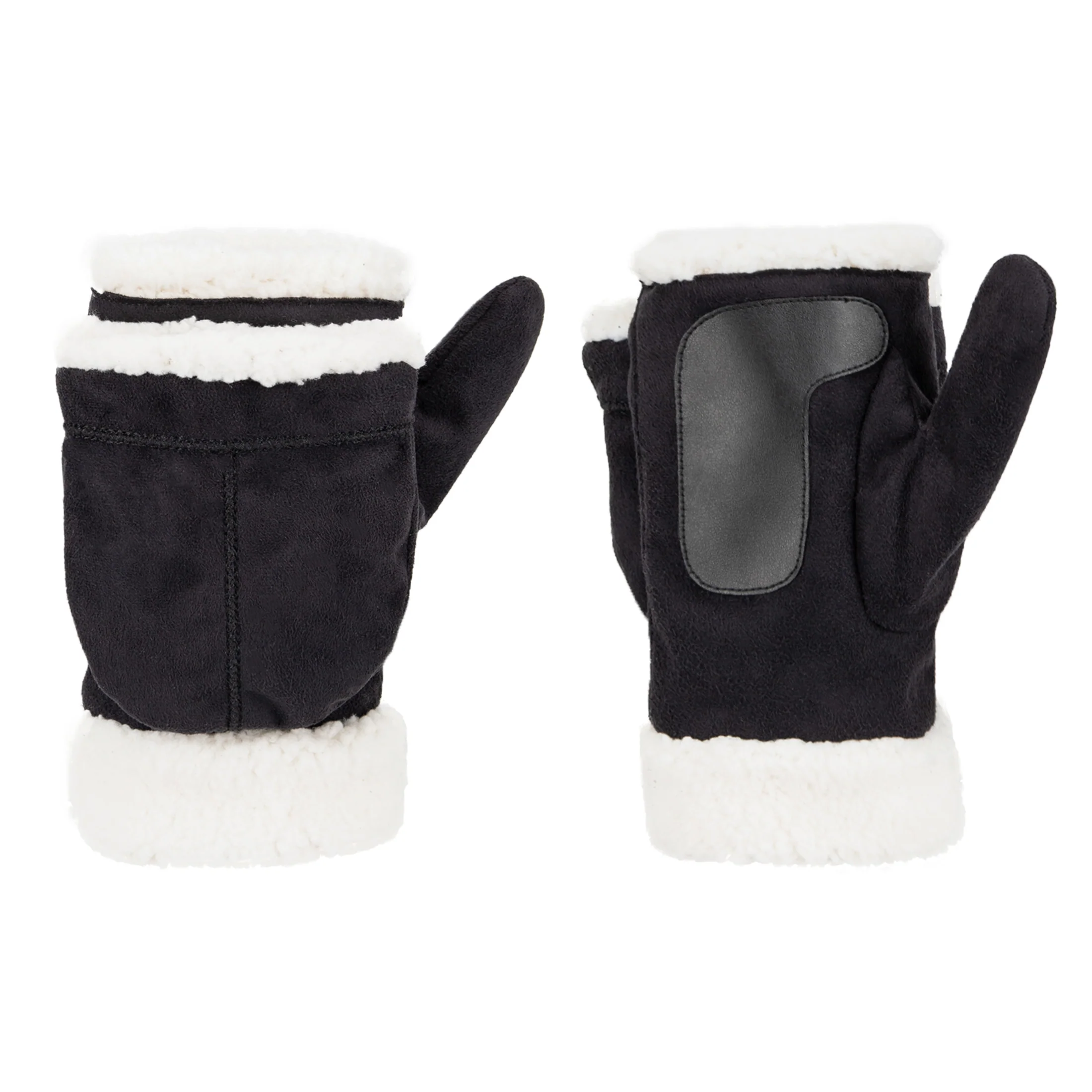 Women's Microsuede Flip Top Mitten - Image 7