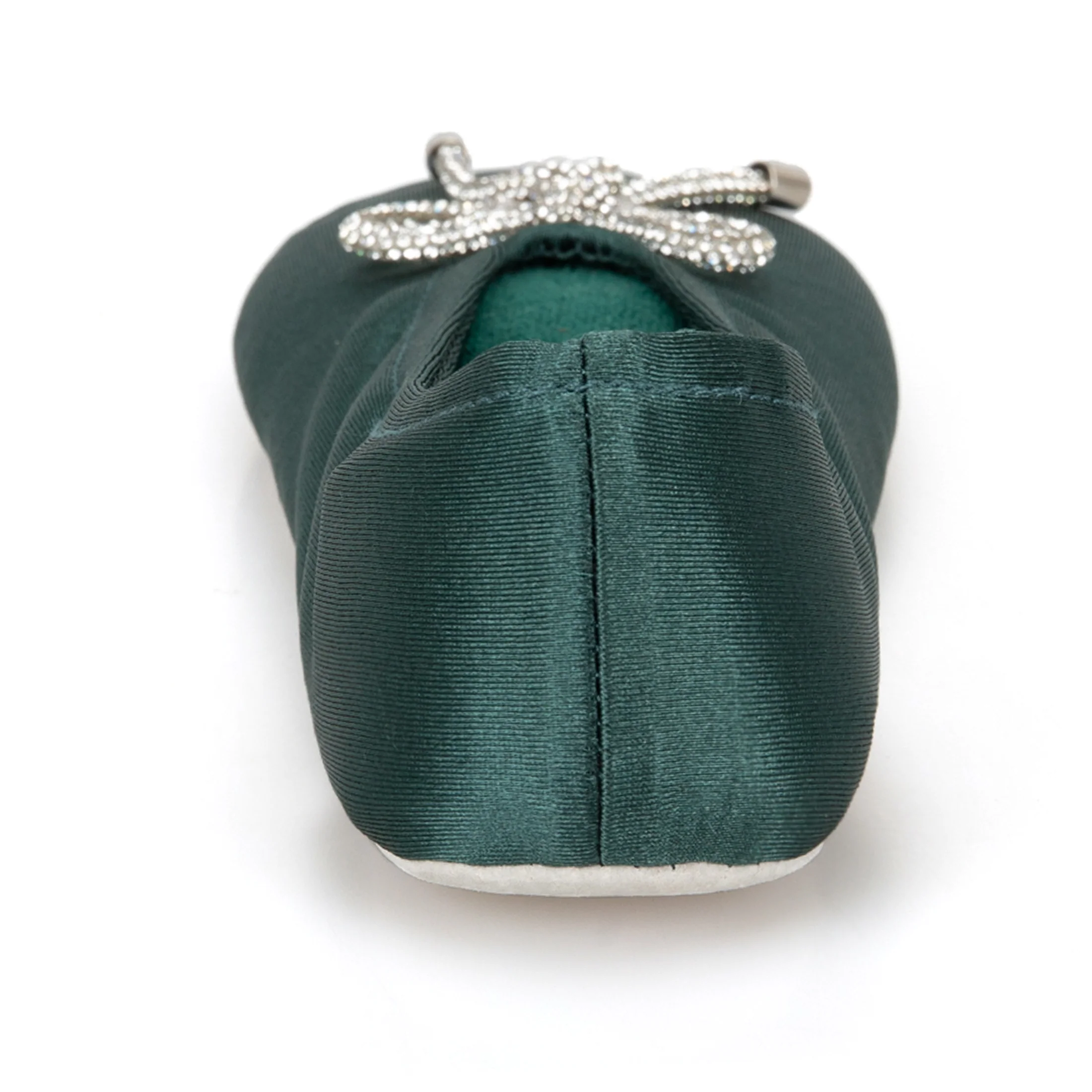 Women's Satin Ballerina with Festive Sequin Bow - Image 19