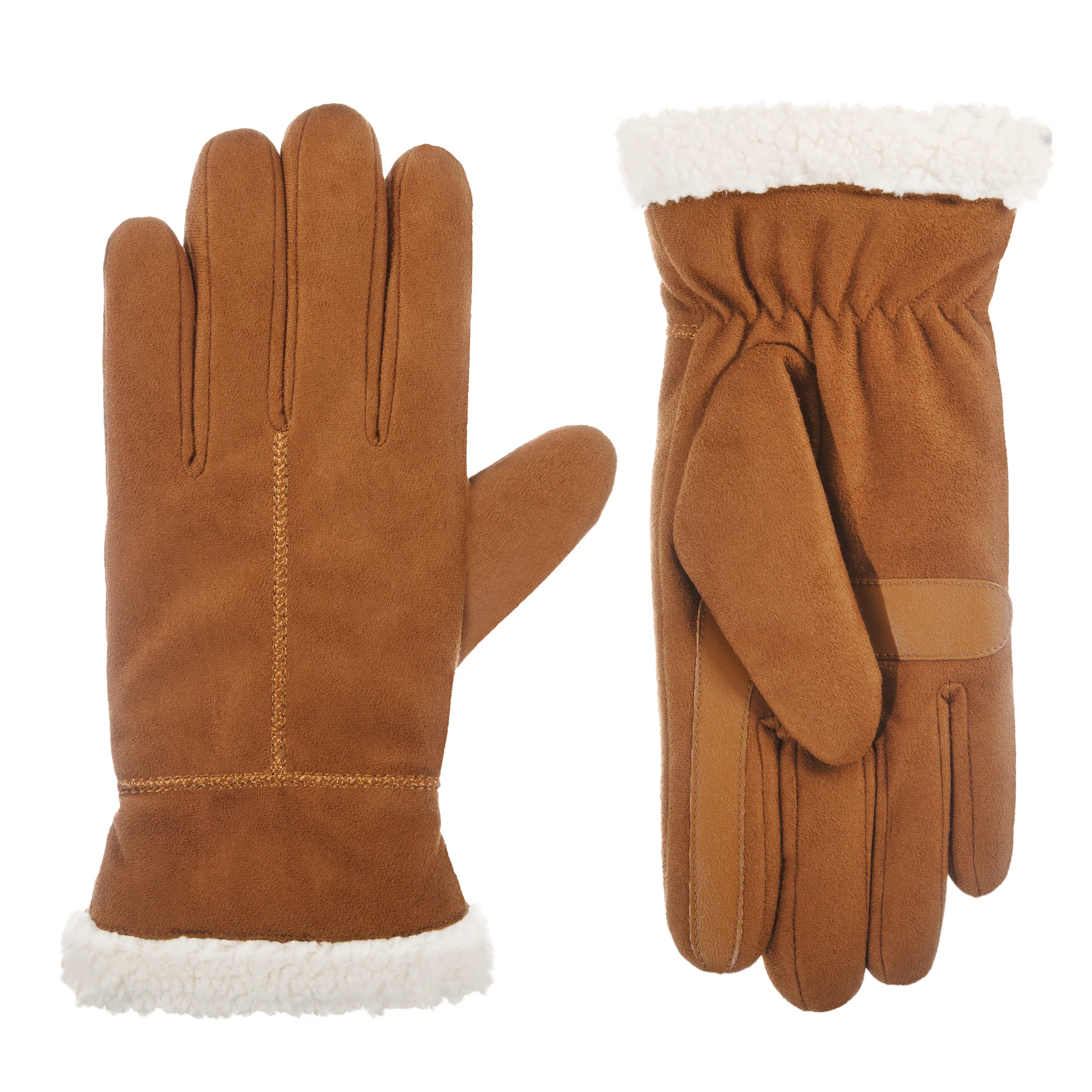Women's Sherpa Lined Microsuede Glove