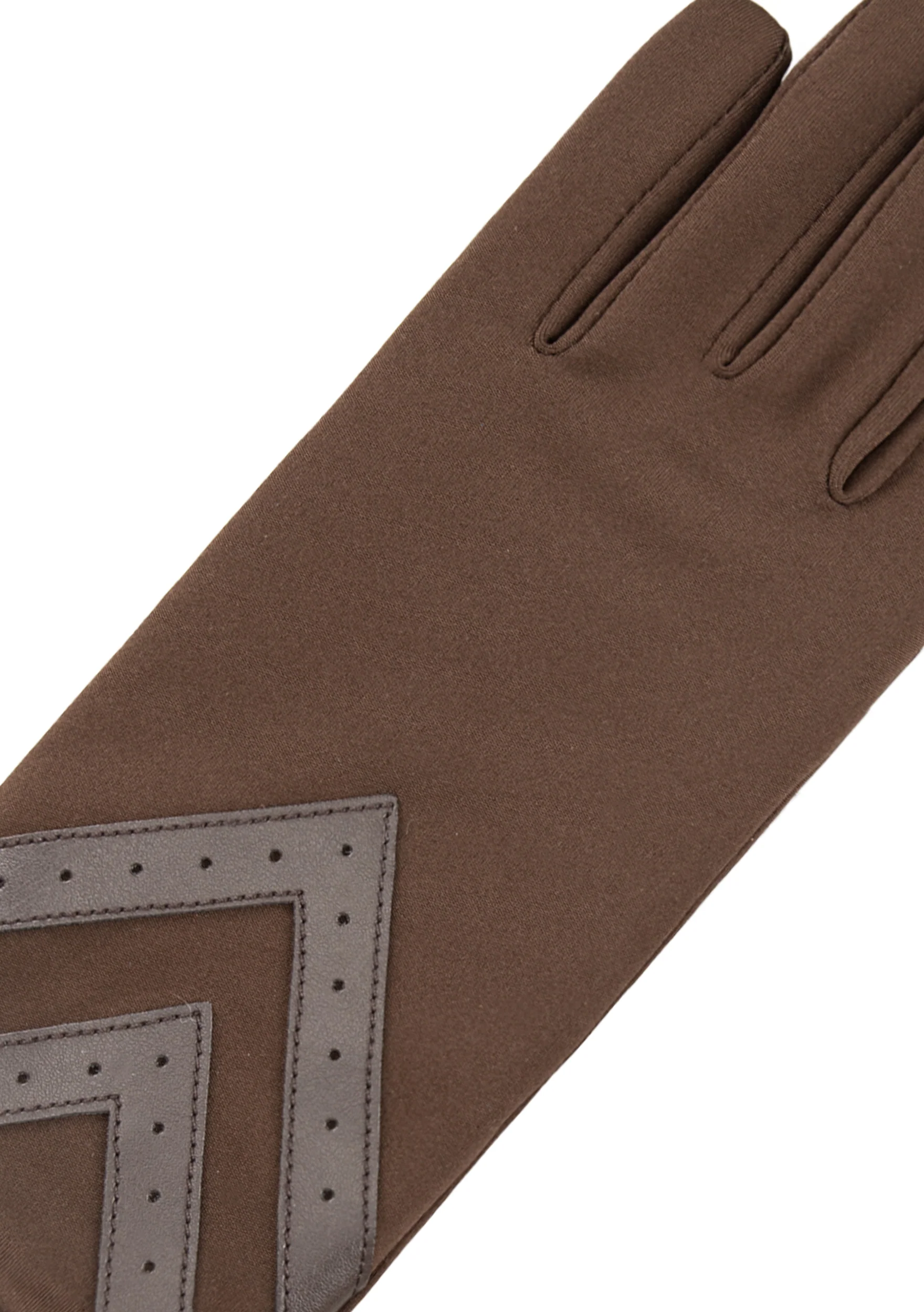 Women's Spandex Gloves with Chevron Detail - Image 11