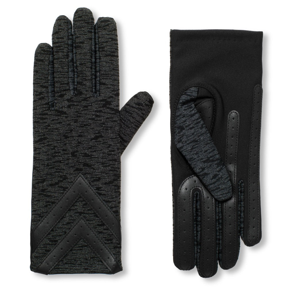 Women's Spandex Gloves with Chevron Detail - Image 35