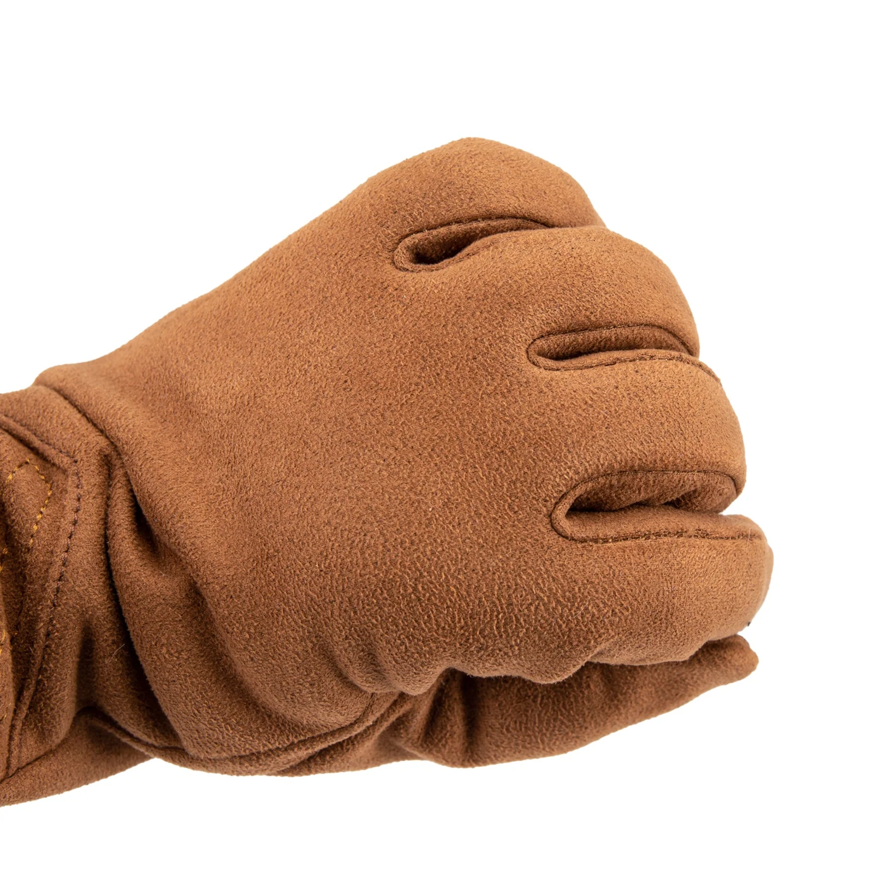 Women's Stretch Microsuede Glove with Seamed Wrist Detailing - Image 5