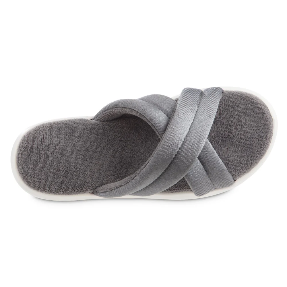 Women's Microterry & Matte Satin Zenz Slide - Image 10