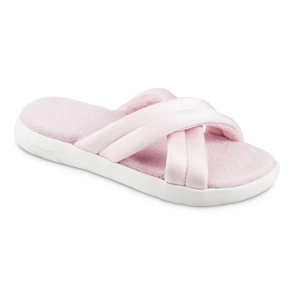 Women's Microterry & Matte Satin Zenz Slide - Image 18