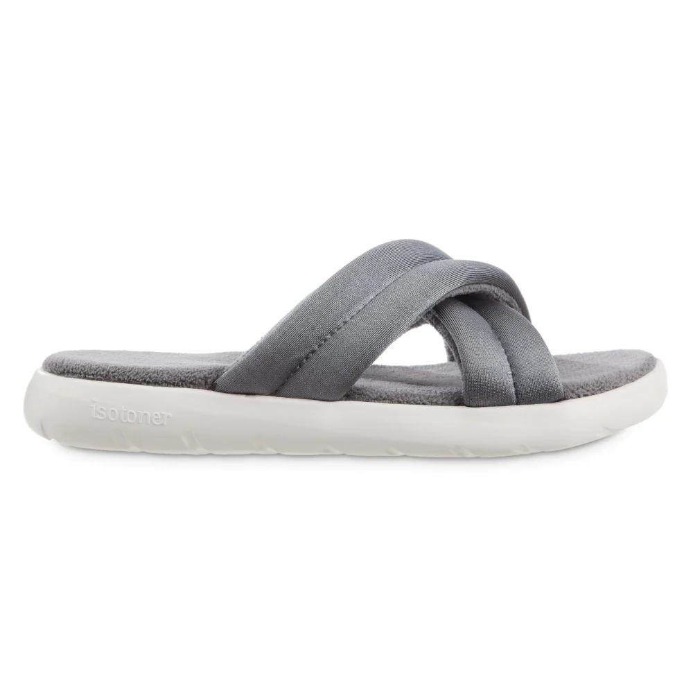 Women's Microterry & Matte Satin Zenz Slide - Image 9